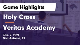 Holy Cross  vs Veritas Academy Game Highlights - Jan. 9, 2024