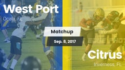 Matchup: West Port High vs. Citrus  2017