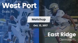 Matchup: West Port High vs. East Ridge  2017