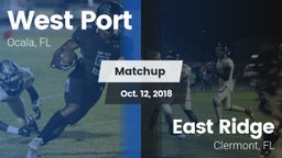Matchup: West Port High vs. East Ridge  2018