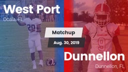 Matchup: West Port High vs. Dunnellon  2019