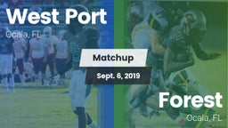 Matchup: West Port High vs. Forest  2019