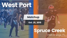Matchup: West Port High vs. Spruce Creek  2019