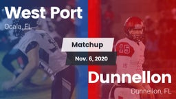 Matchup: West Port High vs. Dunnellon  2020