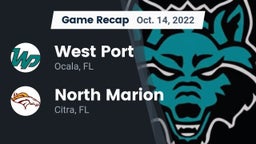 Recap: West Port  vs. North Marion  2022