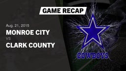 Recap: Monroe City  vs. Clark County  2015