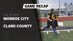 Recap: Monroe City  vs. Clark County  2016