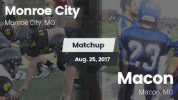 Matchup: Monroe City High vs. Macon  2017