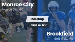 Matchup: Monroe City High vs. Brookfield  2017