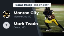Recap: Monroe City  vs. Mark Twain  2017