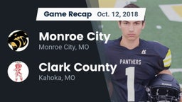Recap: Monroe City  vs. Clark County  2018