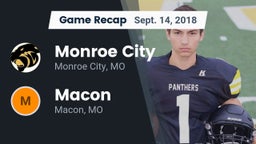 Recap: Monroe City  vs. Macon  2018