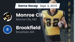Recap: Monroe City  vs. Brookfield  2019