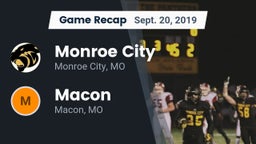 Recap: Monroe City  vs. Macon  2019