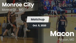 Matchup: Monroe City High vs. Macon  2020