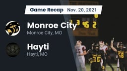 Recap: Monroe City  vs. Hayti  2021