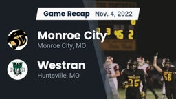Recap: Monroe City  vs. Westran  2022