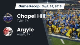 Recap: Chapel Hill  vs. Argyle  2018