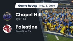 Recap: Chapel Hill  vs. Palestine  2019