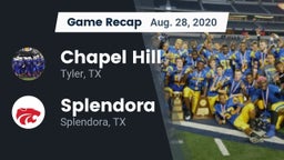 Recap: Chapel Hill  vs. Splendora  2020