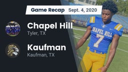 Recap: Chapel Hill  vs. Kaufman  2020