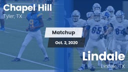 Matchup: Chapel Hill High vs. Lindale  2020