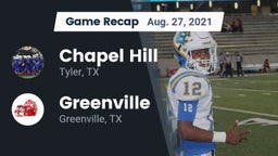 Recap: Chapel Hill  vs. Greenville  2021