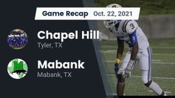 Recap: Chapel Hill  vs. Mabank  2021