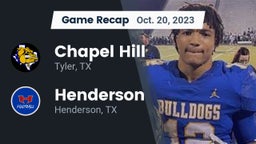Recap: Chapel Hill  vs. Henderson  2023