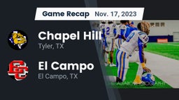 Recap: Chapel Hill  vs. El Campo  2023