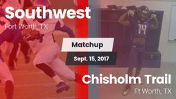 Matchup: Southwest High vs. Chisholm Trail  2017