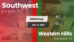 Matchup: Southwest High vs. Western Hills  2017