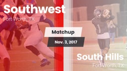 Matchup: Southwest High vs. South Hills  2017