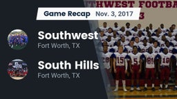 Recap: Southwest  vs. South Hills  2017
