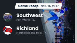 Recap: Southwest  vs. Richland  2017