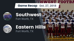 Recap: Southwest  vs. Eastern Hills  2018