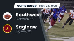 Recap: Southwest  vs. Saginaw  2020