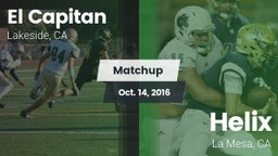 Matchup: El Capitan High vs. Helix  2016