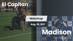 Matchup: El Capitan High vs. Madison  2017