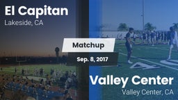 Matchup: El Capitan High vs. Valley Center  2017