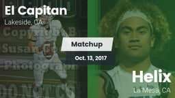 Matchup: El Capitan High vs. Helix  2017