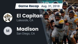Recap: El Capitan  vs. Madison  2018