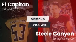 Matchup: El Capitan High vs. Steele Canyon  2018