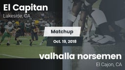 Matchup: El Capitan High vs. valhalla norsemen 2018