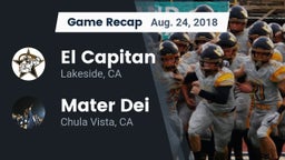Recap: El Capitan  vs. Mater Dei  2018