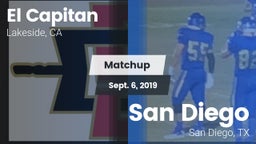 Matchup: El Capitan High vs. San Diego  2019