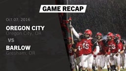 Recap: Oregon City  vs. Barlow  2016