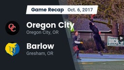 Recap: Oregon City  vs. Barlow  2017