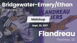 Matchup: Bridgewater-Emery/Et vs. Flandreau  2017
