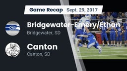 Recap: Bridgewater-Emery/Ethan vs. Canton  2017